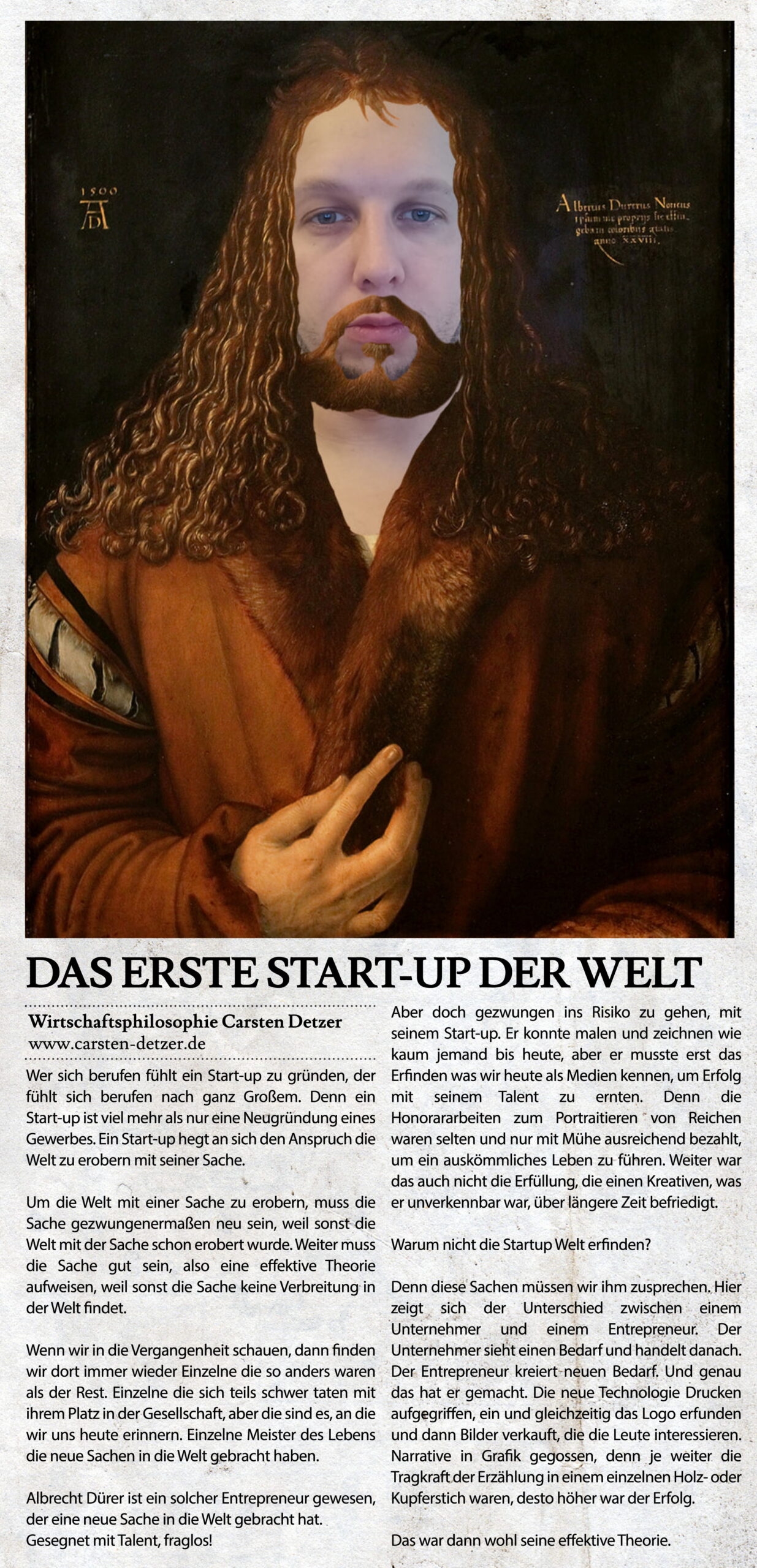 The First Startup in the World
